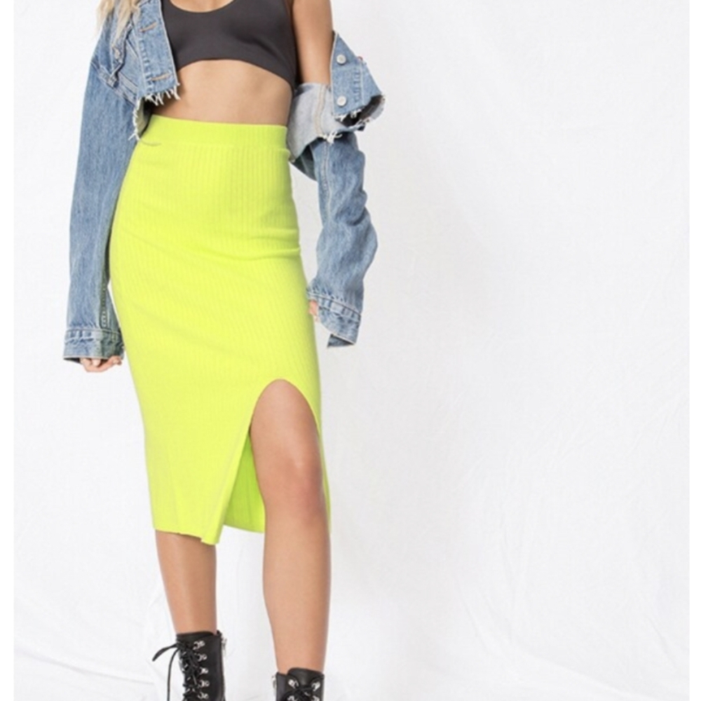 LAST WEEK, NWOT Free People Skyline Midi Skirt